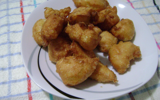 Bombinha de queijo fácil