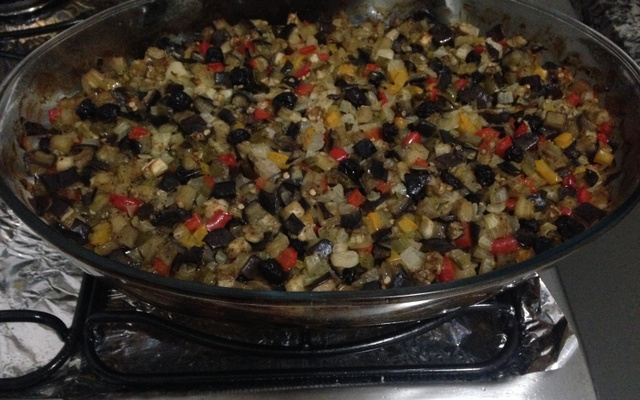 Caponata de berinjela