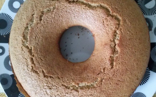 Bolo de fubá integral