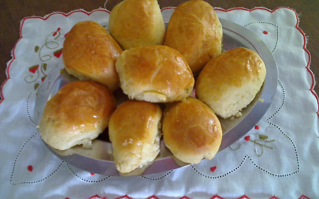 Pãozinho de leite recheado
