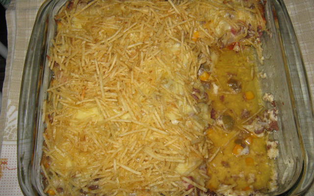 Carne moída de forno