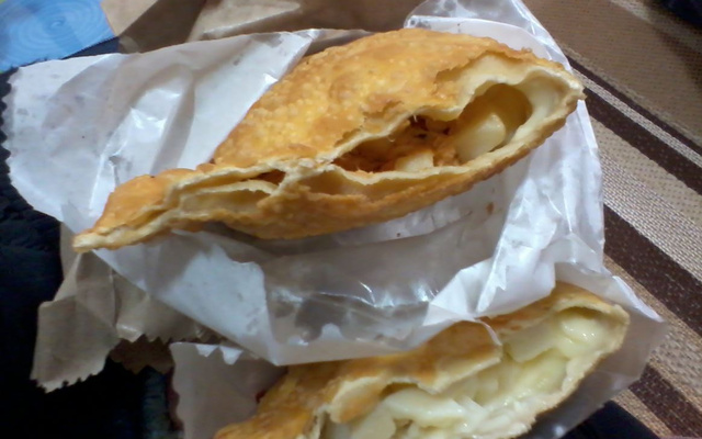 Pastel caseiro de palmito da Traud