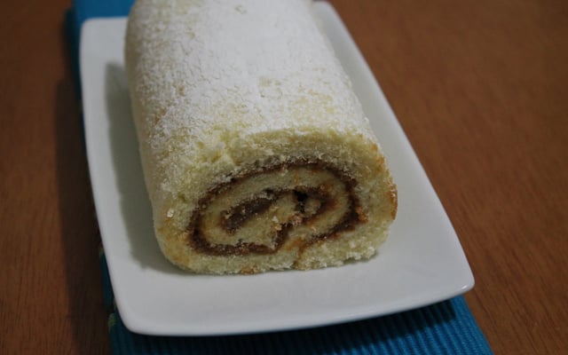 Rocambole de doce de leite