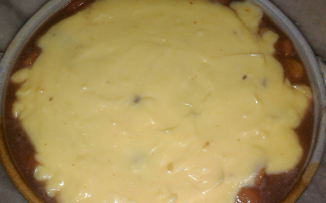 Doce de banana com cobertura de leite condensado ( Lúcio Cezar )