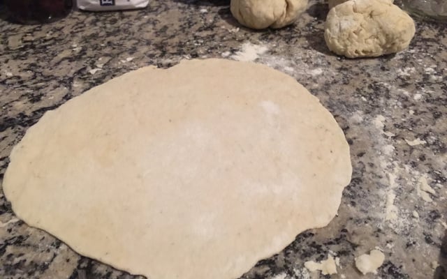 Massa de pizza frigideira