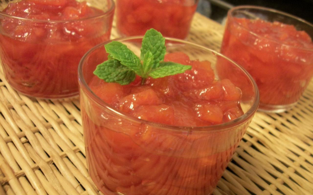 Doce de mamão maduro