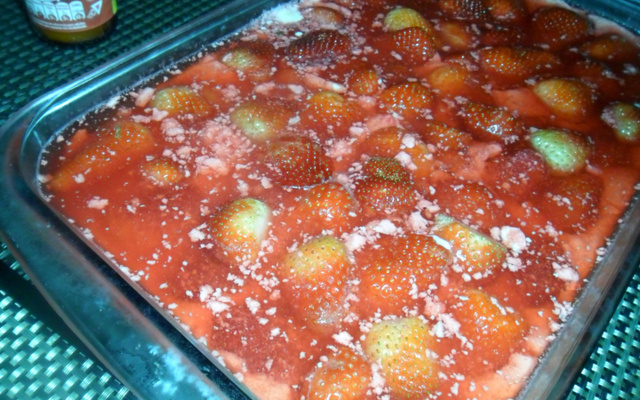 Doce simples de morango