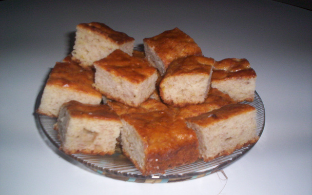 Bolo especial de bananas sem ovos