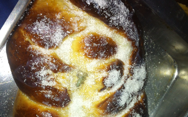 Pão doce de leite condensado de liquidificador