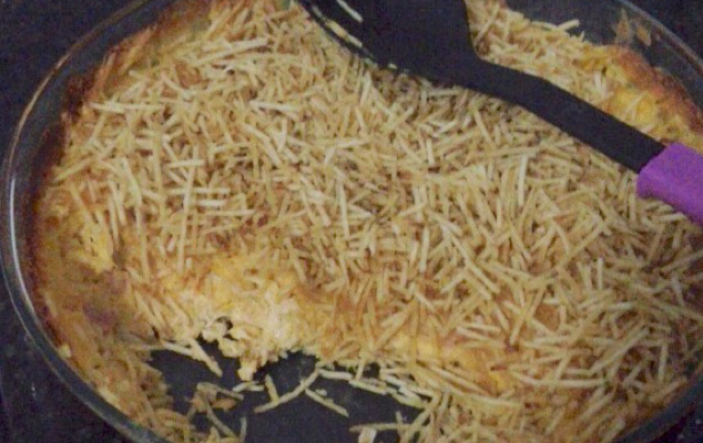 Fricassê de frango delicioso