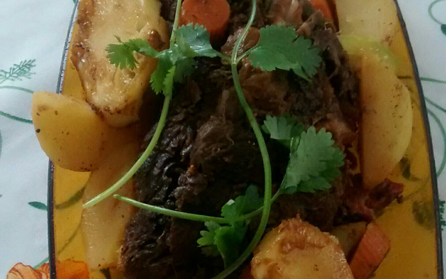 Peixinho recheado com abacaxi e bacon