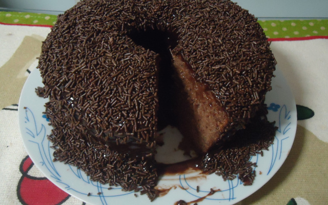 Bolo de chocolate da Lelê