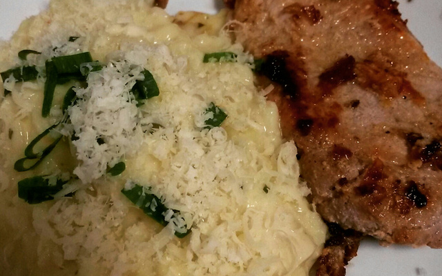 Risoto de palmito cremoso