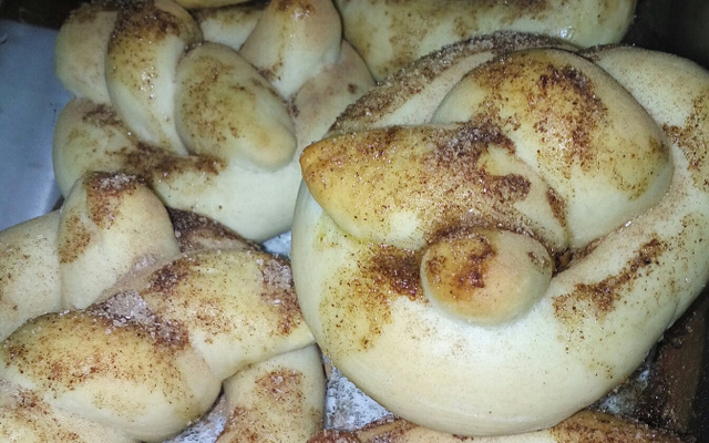 Pretzel de açúcar e canela