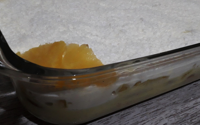 Pavê de abacaxi com coco