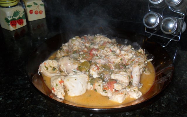 Moqueca de frango a baiana