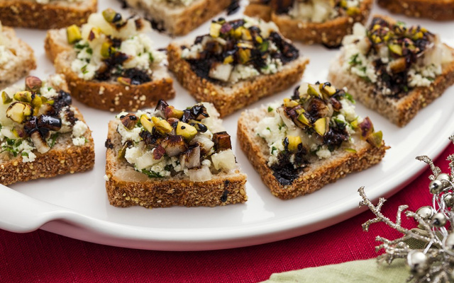 Canapés Wickbold para a ceia de natal e ano novo