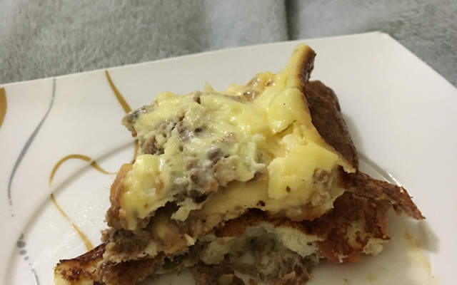 Torta de atum low carb