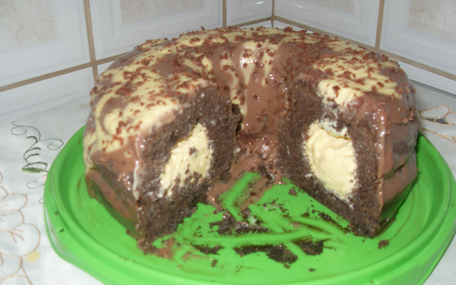 Bolo cavado guloseima