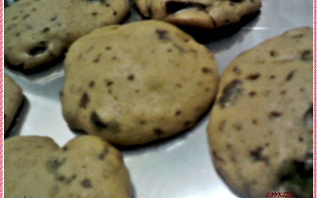 Cookie de chocolate tradicional