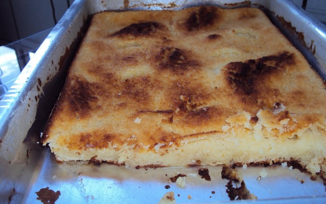 Bolo de aipim (falso)