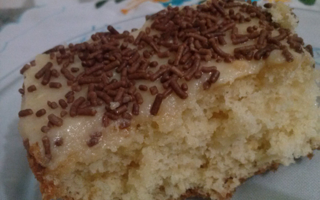 Bolo pão de ló de laranja