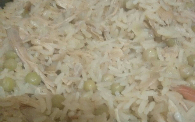 Risoto de frango