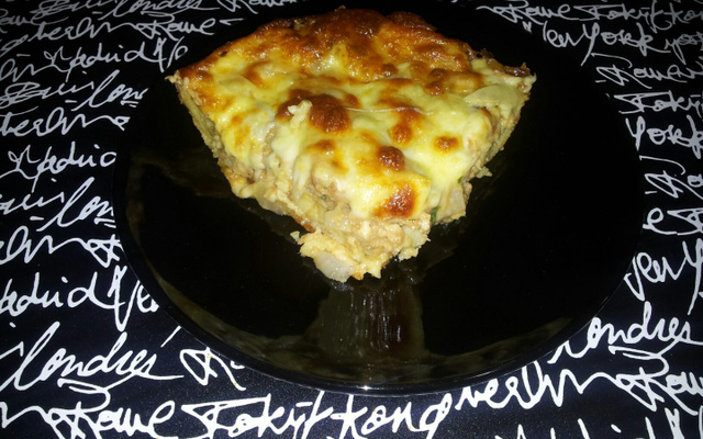 Torta -Pizza rápida de sardinha