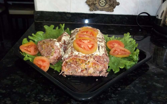 Rocambole de carne moída da minha mãe RUD