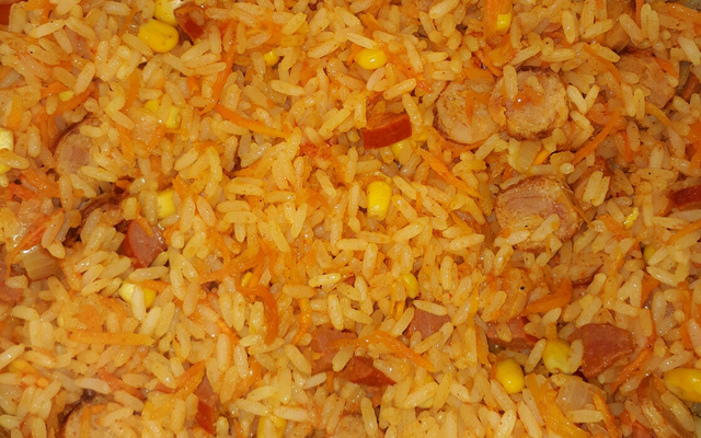Arroz temperado à Kamila