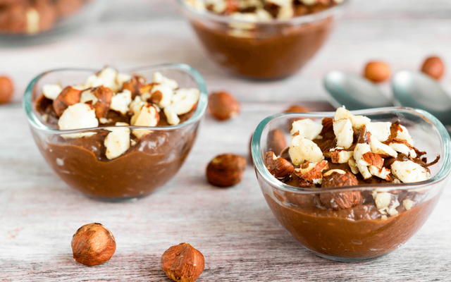 Mousse de Chocolate com Avelã