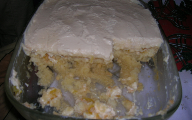 Bolo gelado de abacaxi