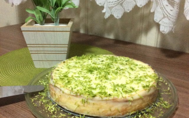 Torta de ricota com limão