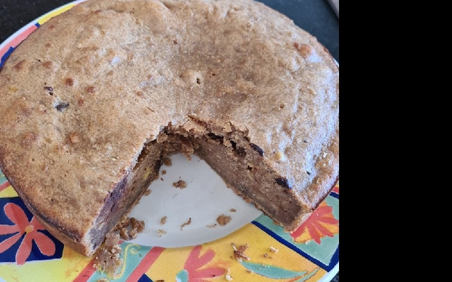 Bolo de banana americano