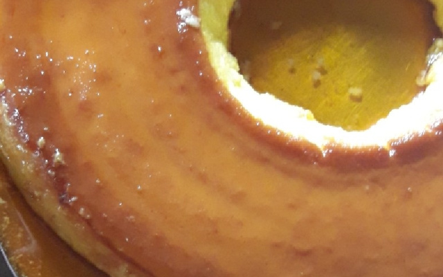 Pudim de leite assado