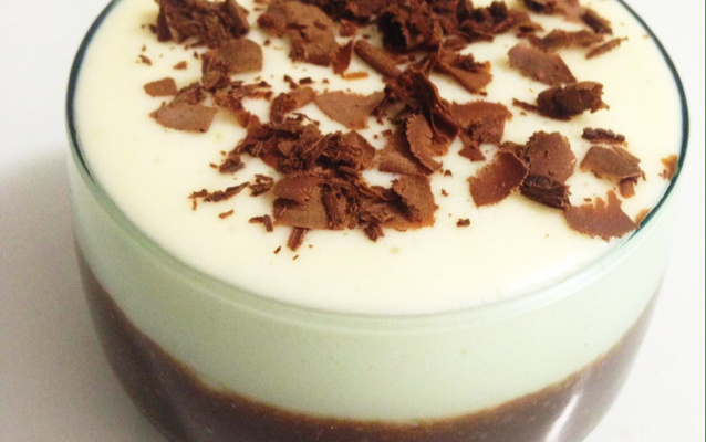 Mousse de chocolate e limão