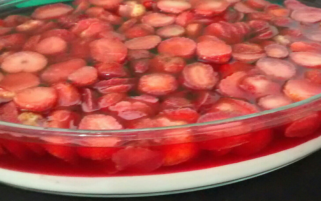 Sobremesa de morango