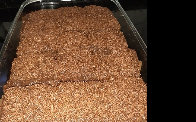 Bolo de chocolate no liquidificador