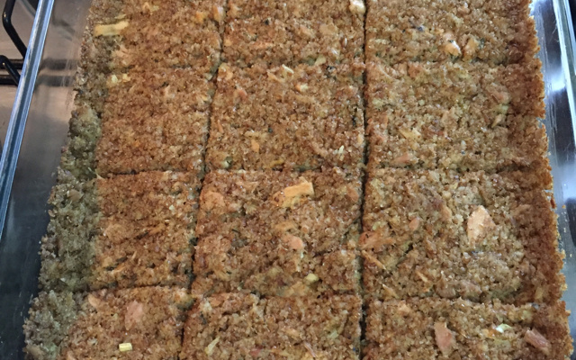 Quibe assado de atum