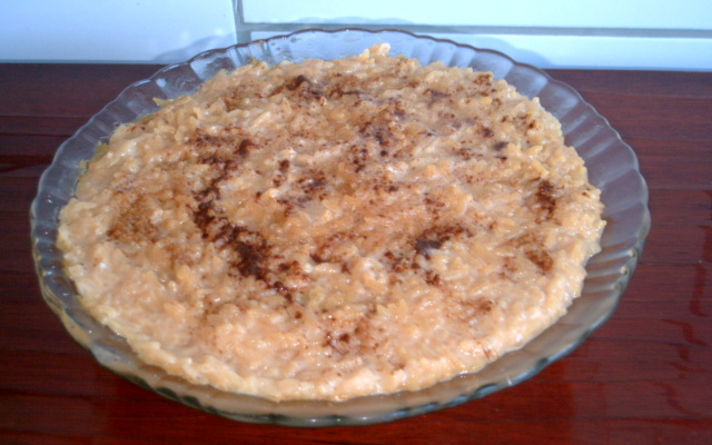 Arroz doce com amendoim