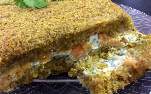 Quibe de abóbora de forno