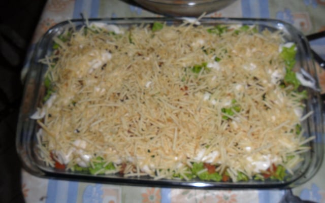 Salada de alface diferente