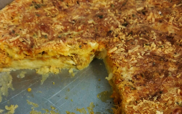 Pizza rápida de liquidificador