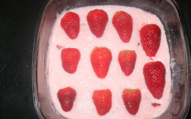 Mousse de Morango rapidinho