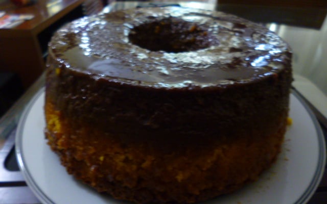 Bolo de cenoura magnífico