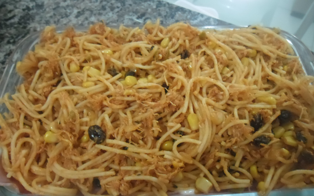 Macarrão de forno de Natal