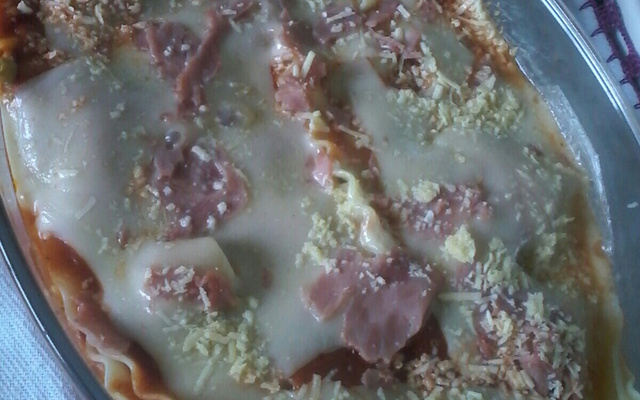 Lasanha de frango deliciosa