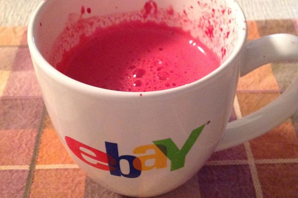 Suco de maçã com beterraba