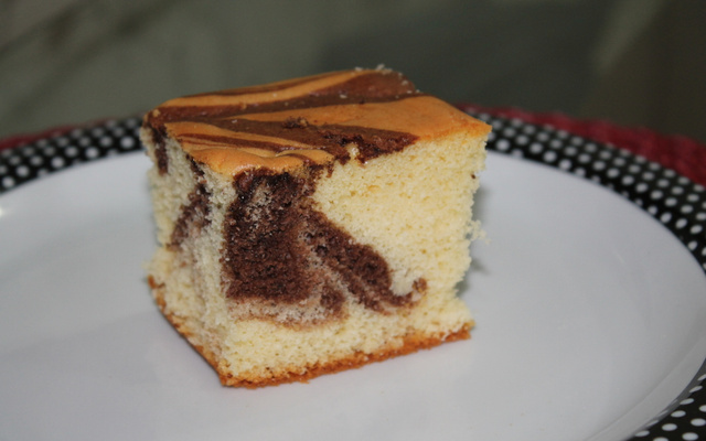 Bolo mármore de laranja