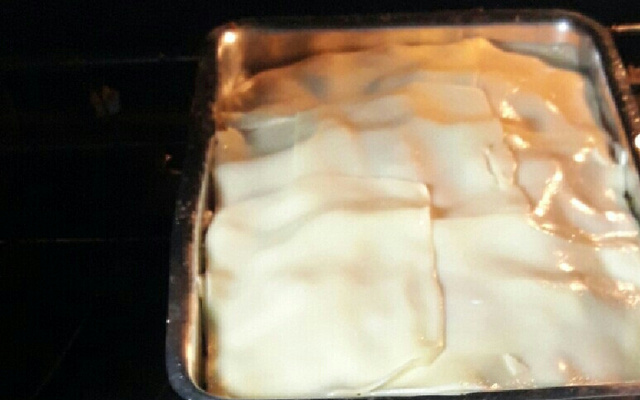 Lasanha de carne moída pratica